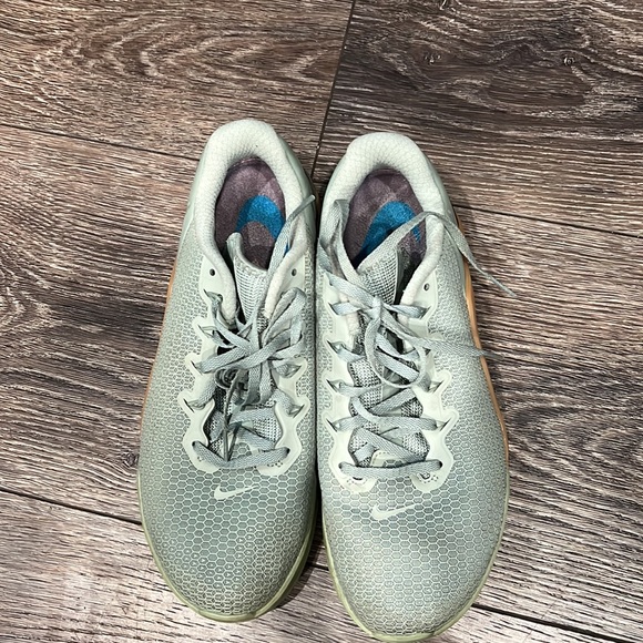 Size  8.5- Mens Nike Metcon 5 Jade Horizon Green Training Shoes - Picture 7 of 8